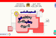 جذاذات في رحاب اللغة العربية المستوى السادس ابتدائي جذاذات في رحاب اللغة العربية المستوى السادس