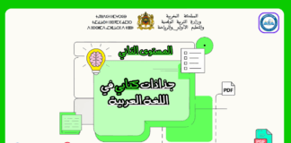 جذاذات كتابي في اللغة العربية المستوى الثاني جذاذات كتابي في اللغة العربية المستوى الثاني