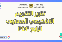 تحميل تقرير التقويم التشخيصي المستوى الرابع PDF